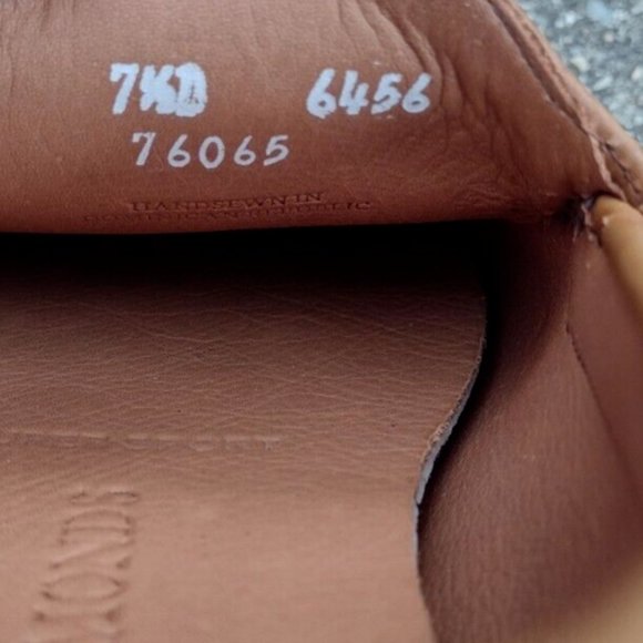 Allen Edmonds Super Sport Tan Leather Penny Loafers 7.5 D NWOT main image 4